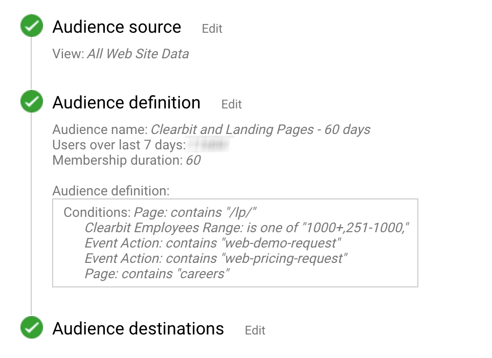 reveal audience in google adwords