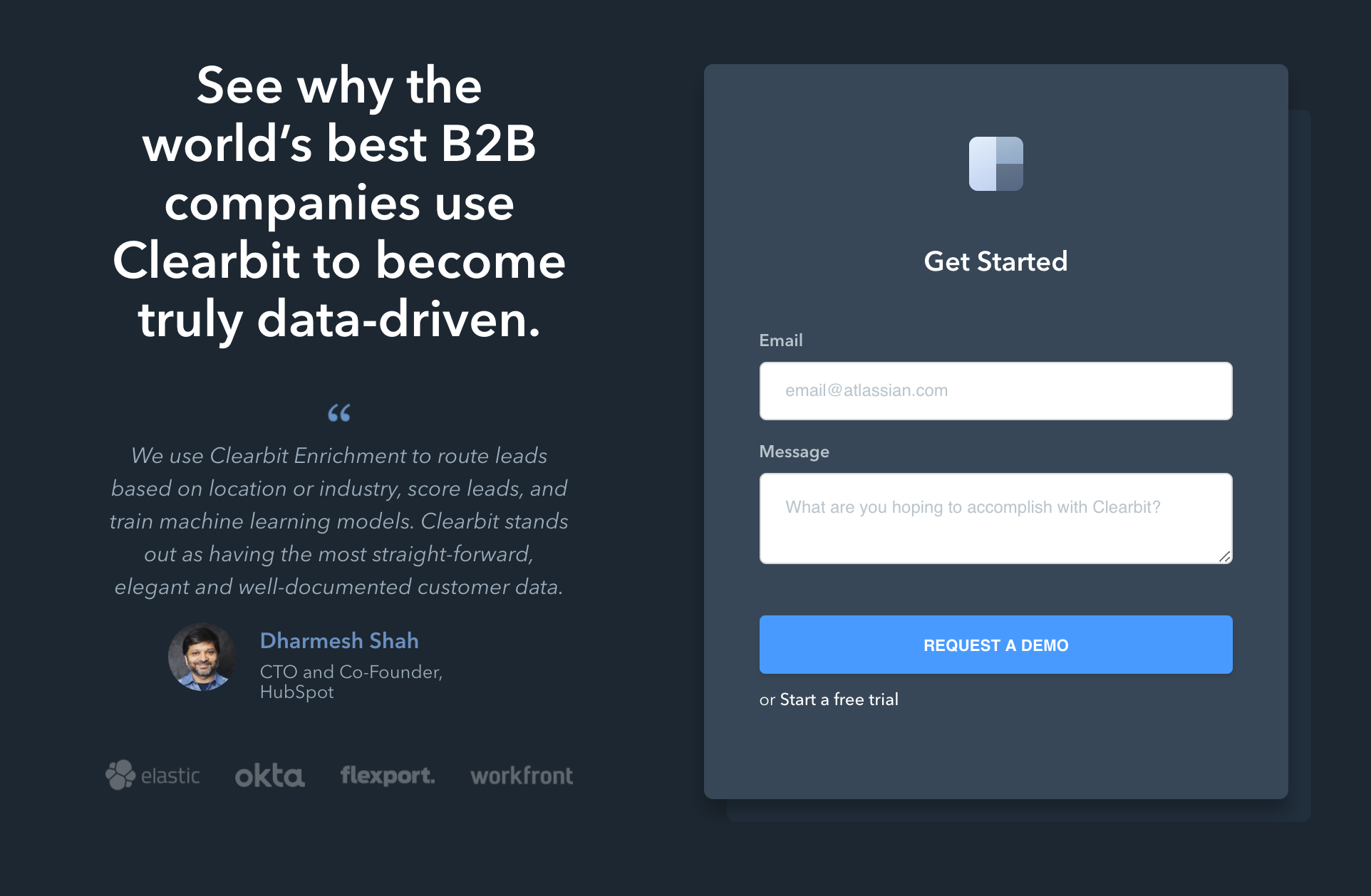 b2b enterprise footer