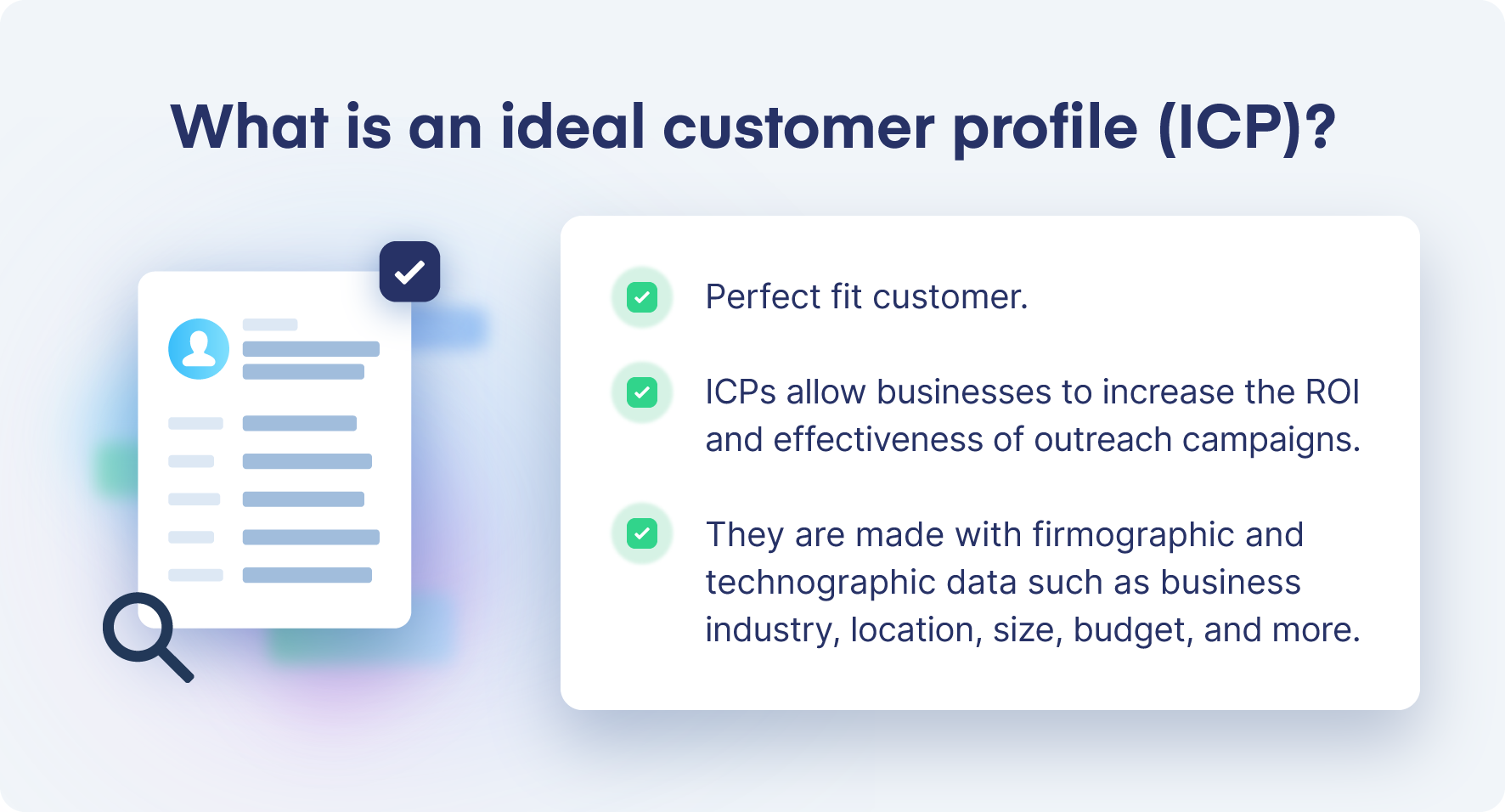 How to create an ideal customer profile for B2B leads ( templates)