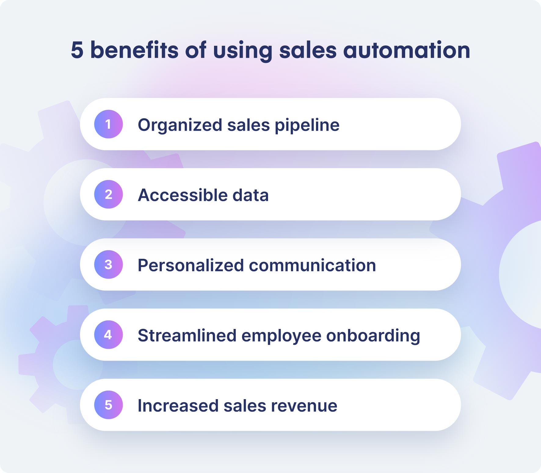benefits of using sales automation